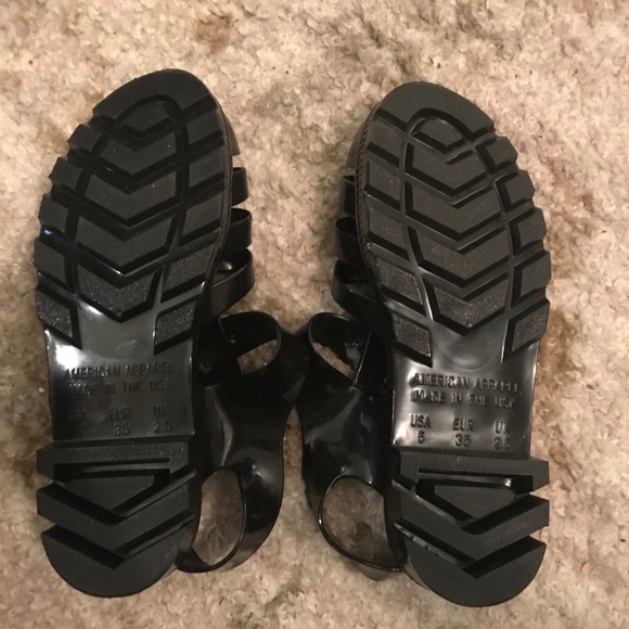 American Apparel Jelly Sandals - Picture 3 of 5